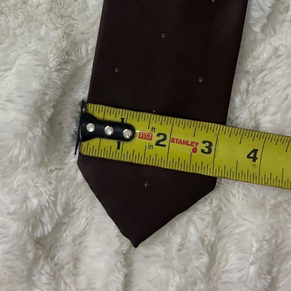 CHRISTIAN DIOR Men’s Vintage Silk Blend Tie Subtle Pattern - Picture 9 of 9